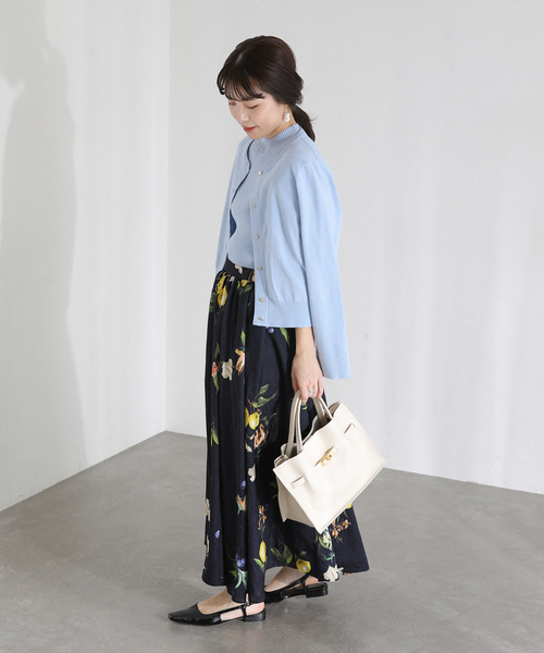 La TOTALITE（ラトータリテ）の「【洗える】ウォッシャブルコットン混アンサンブル（アンサンブル・レディース・ブラック/ベージュ/サックスブルー・FREE）」の13枚目の写真