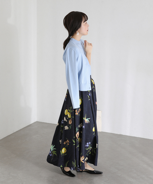 La TOTALITE（ラトータリテ）の「【洗える】ウォッシャブルコットン混アンサンブル（アンサンブル・レディース・ブラック/ベージュ/サックスブルー・FREE）」の14枚目の写真