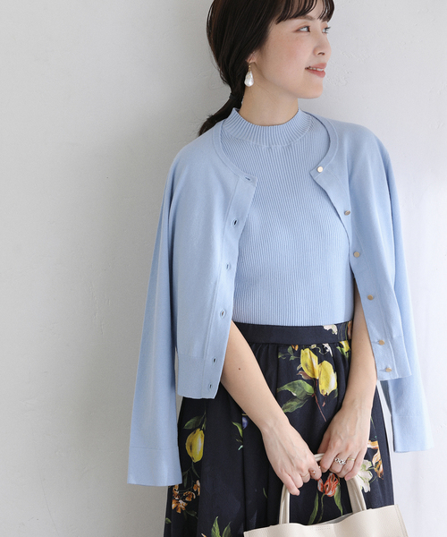 La TOTALITE（ラトータリテ）の「【洗える】ウォッシャブルコットン混アンサンブル（アンサンブル・レディース・ブラック/ベージュ/サックスブルー・FREE）」の15枚目の写真