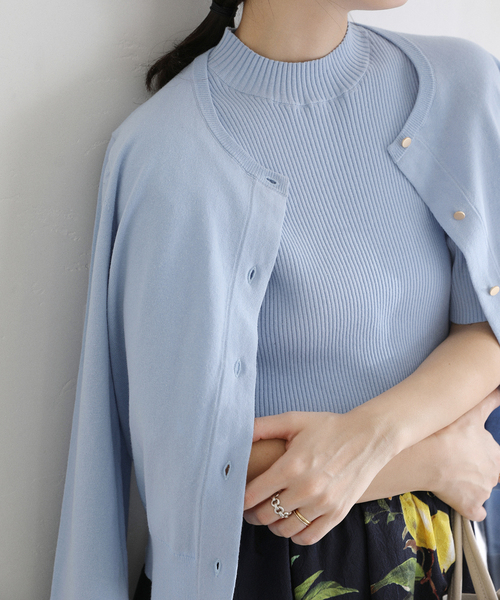 La TOTALITE（ラトータリテ）の「【洗える】ウォッシャブルコットン混アンサンブル（アンサンブル・レディース・ブラック/ベージュ/サックスブルー・FREE）」の18枚目の写真