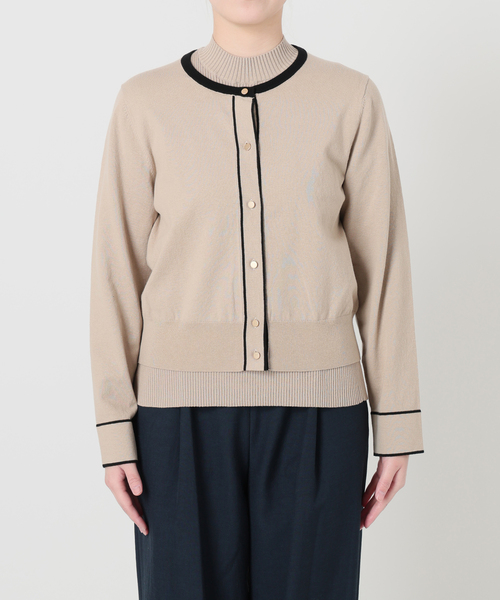 La TOTALITE（ラトータリテ）の「【洗える】ウォッシャブルコットン混アンサンブル（アンサンブル・レディース・ブラック/ベージュ/サックスブルー・FREE）」の19枚目の写真