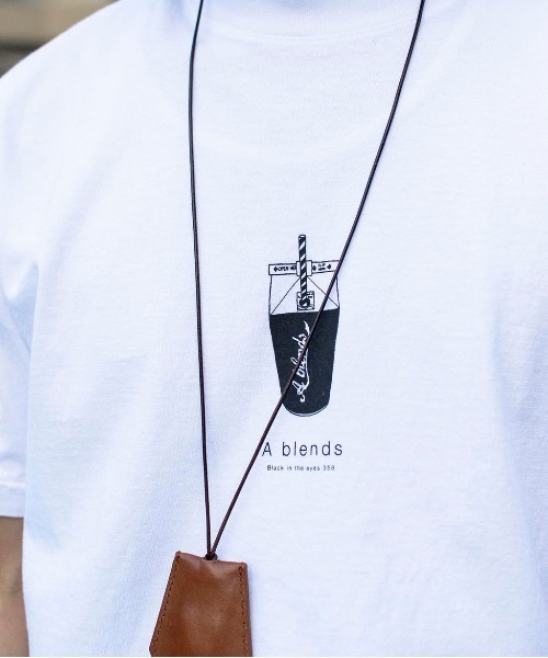 A blends(エイブレンズ)の「"A blends Youth movie dating ""drink"" プリントTシャツ"(Tシャツ/カットソー・メンズ・ホワイト・MEDIUM/LARGE/X-LARGE)」の6枚目の写真