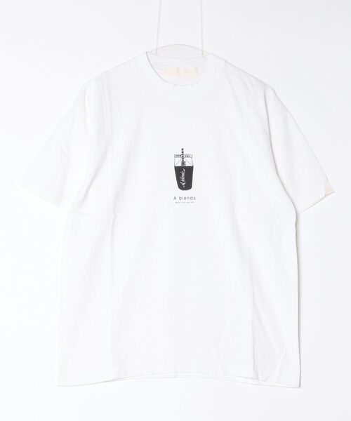 A blends(エイブレンズ)の「"A blends Youth movie dating ""drink"" プリントTシャツ"(Tシャツ/カットソー・メンズ・ホワイト・MEDIUM/LARGE/X-LARGE)」の7枚目の写真