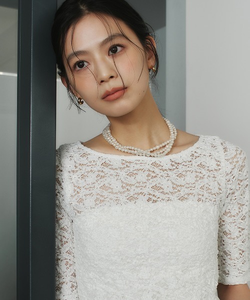 anuans（アニュアンス）の「バロックパールロングネックレス（ネックレス・レディース・ホワイト・FREE）」の4枚目の写真