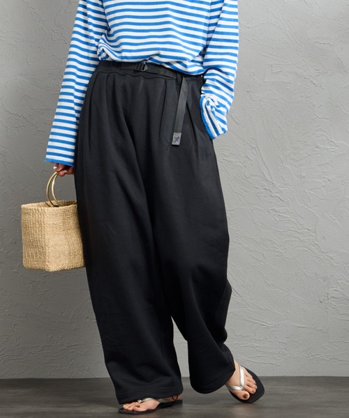 Gramicci（グラミチ）の「[GRAMICCI/グラミチ] 別注 ワイドスウェットパンツ（スウェットパンツ・メンズ・アッシュグレー/ブラック/チャコール・L/M/S/XS）」の2枚目の写真