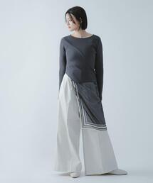 SENSE OF PLACE by URBAN RESEARCH | 『洗濯可/防花粉』SKINProofアシメヘムボートネックセーター(ニット/セーター)