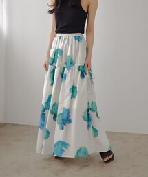 EMMEL REFINES | ＜EMMEL REFINES＞EM ビッグフラワー ギャザー フレアスカート(スカート)