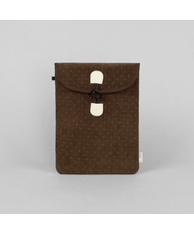 KIMHACHAN（キムハチャン）の「コーデュロイトグルボタンポーチ - Lサイズ / 3色（PC・タブレットケース）」