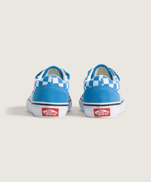 VANS(バンズ)の「キッズ オールドスクール V / Old Skool V COLOR THEORY CHECK VN000CYDFNM1(スニーカー・キッズ・ブルー・1/2/3/11/12/13)」の4枚目の写真
