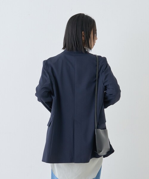 Rouge vif(ルージュヴィフ)の「デザインライトジャケット(テーラードジャケット・レディース・ネイビー/カーキ・36/38)」の9枚目の写真