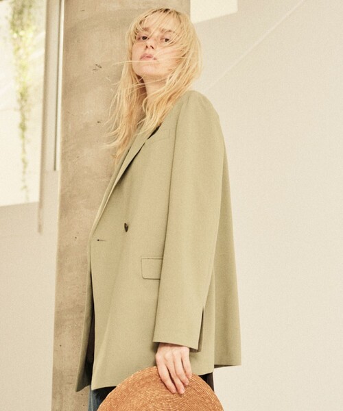 Rouge vif(ルージュヴィフ)の「デザインライトジャケット(テーラードジャケット・レディース・ネイビー/カーキ・36/38)」の10枚目の写真