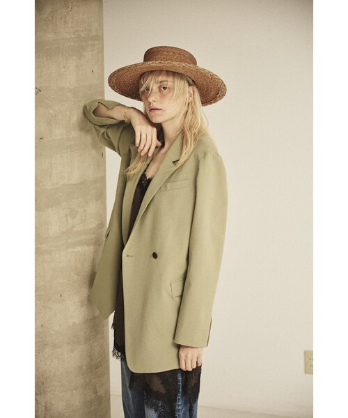 Rouge vif(ルージュヴィフ)の「デザインライトジャケット(テーラードジャケット・レディース・ネイビー/カーキ・36/38)」の14枚目の写真