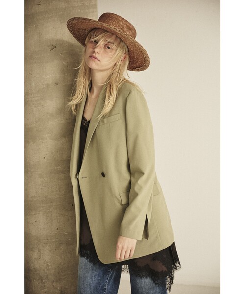 Rouge vif(ルージュヴィフ)の「デザインライトジャケット(テーラードジャケット・レディース・ネイビー/カーキ・36/38)」の15枚目の写真