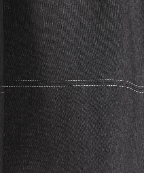 MISCH MASCH(ミッシュマッシュ)の「2026春夏新作 ポリデニム配色ステッチレースアップスカート(スカート・レディース・ブラック/ネイビー/ブルー・S/M)」の17枚目の写真