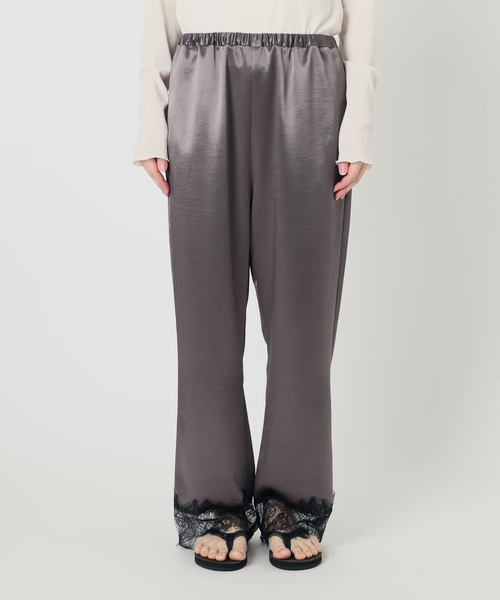 FRAMeWORK（フレームワーク）の「ONIT / オニット 別注レースイージーパンツ（その他パンツ・レディース・スミクロ/ベージュ・SMALL/MEDIUM）」の22枚目の写真