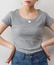 コットンフライス半袖Tシャツ インナー