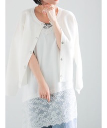 Te chichi（テチチ）の「イレギュラーヘムレイヤードレースキャミ（キャミソール）」