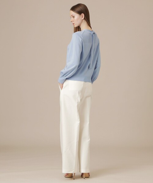 MACKINTOSH LONDON(マッキントッシュ ロンドン)の「【婦人画報4月号掲載】リブブロッキングニットプルオーバー(ニット/セーター・レディース・ブルー系その他2/ブラック/ホワイト系その他・40/38)」の14枚目の写真