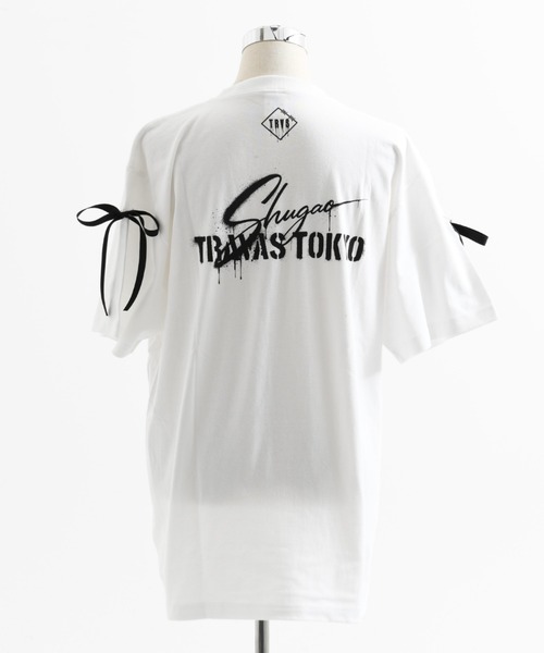 TRAVAS TOKYO（トラバス トウキョウ）の「TRAVAS TOKYO ×しゅがおコラボTEE/半袖Tシャツ（Tシャツ/カットソー・レディース・ホワイト/ブラック・FREE）」の21枚目の写真