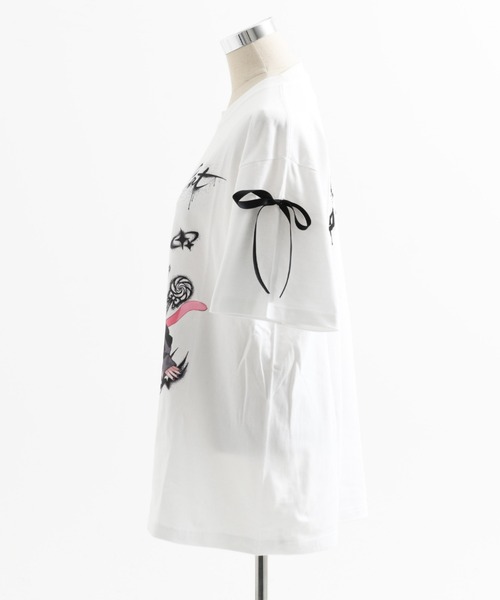 TRAVAS TOKYO（トラバス トウキョウ）の「TRAVAS TOKYO ×しゅがおコラボTEE/半袖Tシャツ（Tシャツ/カットソー・レディース・ホワイト/ブラック・FREE）」の20枚目の写真