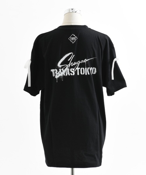 TRAVAS TOKYO（トラバス トウキョウ）の「TRAVAS TOKYO ×しゅがおコラボTEE/半袖Tシャツ（Tシャツ/カットソー・レディース・ホワイト/ブラック・FREE）」の15枚目の写真
