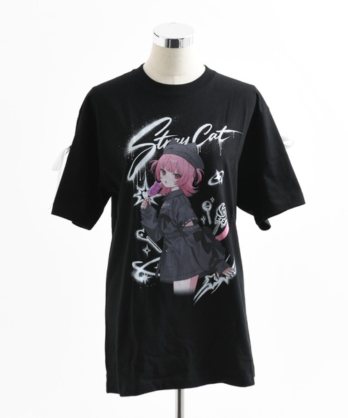 TRAVAS TOKYO（トラバス トウキョウ）の「TRAVAS TOKYO ×しゅがおコラボTEE/半袖Tシャツ（Tシャツ/カットソー・レディース・ホワイト/ブラック・FREE）」の13枚目の写真