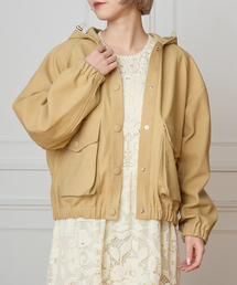 IENA LA BOUCLE | IENA LA BOUCLE GOATLEATHER HOODIEブルゾン(その他アウター)