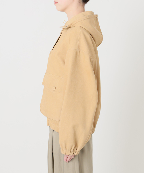 IENA LA BOUCLE（イエナラブークル）の「IENA LA BOUCLE GOATLEATHER HOODIEブルゾン（その他アウター・レディース・ナチュラル・FREE）」の13枚目の写真