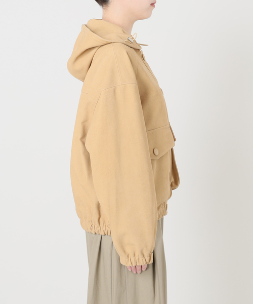 IENA LA BOUCLE（イエナラブークル）の「IENA LA BOUCLE GOATLEATHER HOODIEブルゾン（その他アウター・レディース・ナチュラル・FREE）」の15枚目の写真