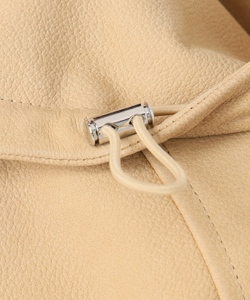 IENA LA BOUCLE（イエナラブークル）の「IENA LA BOUCLE GOATLEATHER HOODIEブルゾン（その他アウター・レディース・ナチュラル・FREE）」の20枚目の写真