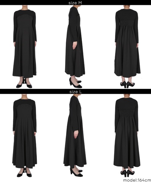 coca（coca）（コカ）の「ドッキングワンピース（ワンピース・レディース・ブラック・L/M）」の9枚目の写真