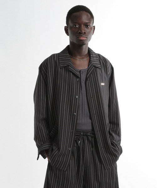 HARE(ハレ)の「【SET UP対応】PAJAMAシャツ(HARE)(シャツ/ブラウス・メンズ・ブラック/ブルー・FREE)」の1枚目の写真