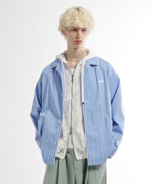 HARE(ハレ)の「【SET UP対応】PAJAMAシャツ(HARE)(シャツ/ブラウス・メンズ・ブラック/ブルー・FREE)」の14枚目の写真