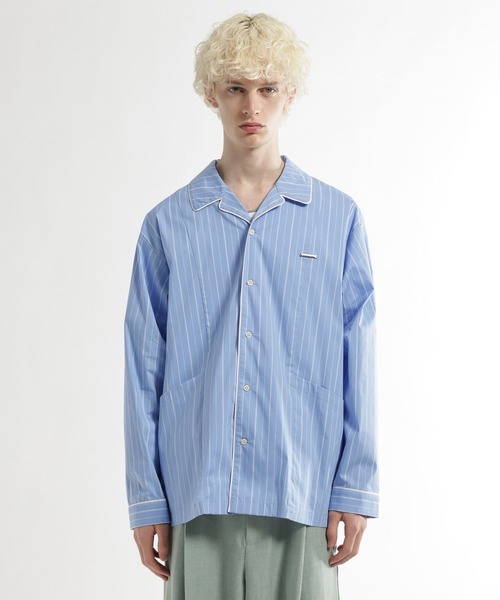 HARE(ハレ)の「【SET UP対応】PAJAMAシャツ(HARE)(シャツ/ブラウス・メンズ・ブラック/ブルー・FREE)」の17枚目の写真