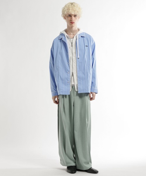 HARE(ハレ)の「【SET UP対応】PAJAMAシャツ(HARE)(シャツ/ブラウス・メンズ・ブラック/ブルー・FREE)」の10枚目の写真