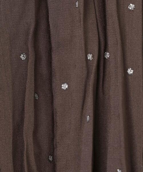 ITEMS URBANRESEARCH（アイテムズ アーバンリサーチ）の「ラメドットプリーツスカート（スカート・レディース・ネイビー/ブラウン・FREE）」の18枚目の写真