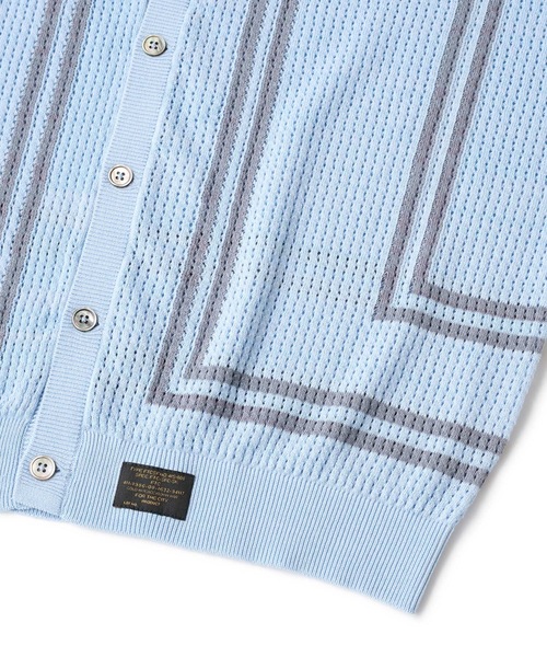 FTC（エフティーシー）の「INTARSIA KNIT SHIRT（ニット/セーター・メンズ・ブルー/ブラック/ブラウン/ホワイト・LARGE/X-LARGE/MEDIUM/SMALL）」の22枚目の写真