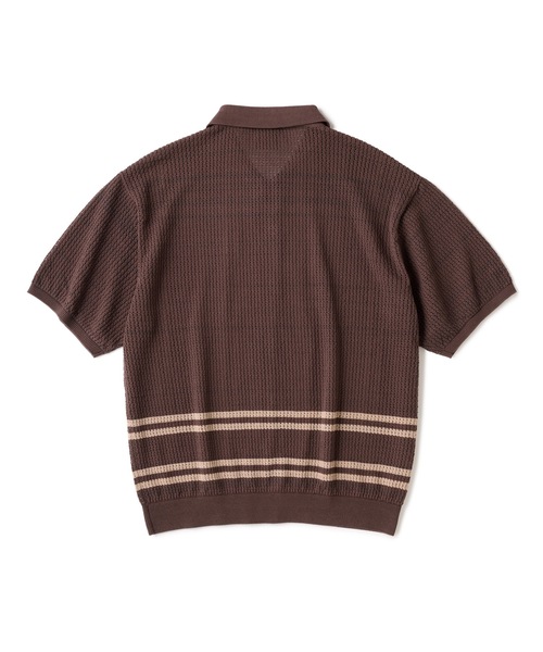 FTC（エフティーシー）の「INTARSIA KNIT SHIRT（ニット/セーター・メンズ・ブルー/ブラック/ブラウン/ホワイト・LARGE/X-LARGE/MEDIUM/SMALL）」の15枚目の写真