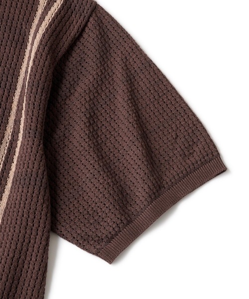 FTC（エフティーシー）の「INTARSIA KNIT SHIRT（ニット/セーター・メンズ・ブルー/ブラック/ブラウン/ホワイト・LARGE/X-LARGE/MEDIUM/SMALL）」の17枚目の写真