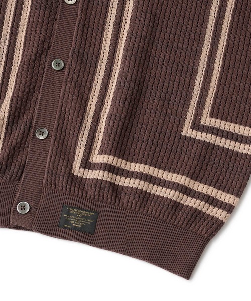 FTC（エフティーシー）の「INTARSIA KNIT SHIRT（ニット/セーター・メンズ・ブルー/ブラック/ブラウン/ホワイト・LARGE/X-LARGE/MEDIUM/SMALL）」の18枚目の写真