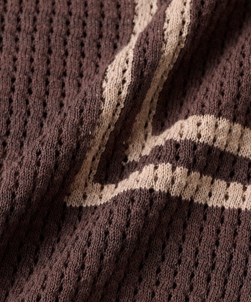 FTC（エフティーシー）の「INTARSIA KNIT SHIRT（ニット/セーター・メンズ・ブルー/ブラック/ブラウン/ホワイト・LARGE/X-LARGE/MEDIUM/SMALL）」の19枚目の写真