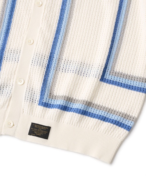 FTC（エフティーシー）の「INTARSIA KNIT SHIRT（ニット/セーター・メンズ・ブルー/ブラック/ブラウン/ホワイト・LARGE/X-LARGE/MEDIUM/SMALL）」の7枚目の写真