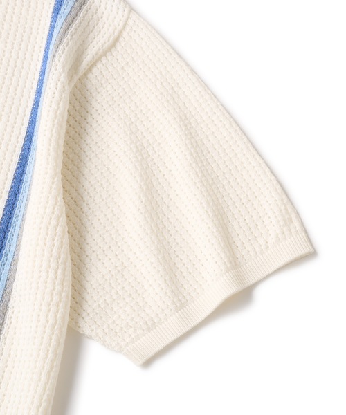 FTC（エフティーシー）の「INTARSIA KNIT SHIRT（ニット/セーター・メンズ・ブルー/ブラック/ブラウン/ホワイト・LARGE/X-LARGE/MEDIUM/SMALL）」の8枚目の写真