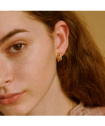 two-line cubic earring