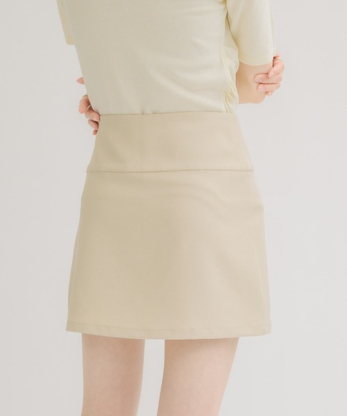 NEUNA（ヌナ）の「グレイスラップミニスカパン（スカート・レディース・ブラック/アイボリー・LARGE/MEDIUM）」の17枚目の写真