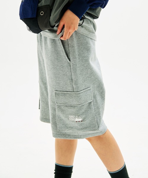 FIRST DOWN（ファーストダウン）の「スウェット カーゴショーツ（その他パンツ・メンズ・ブラック/杢グレー・L/XL/M）」の5枚目の写真