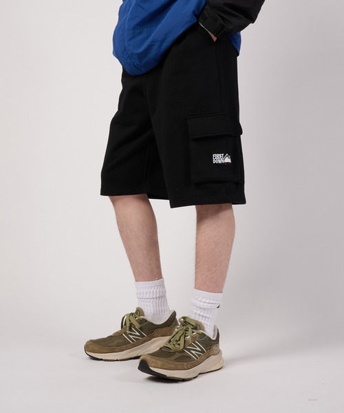 FIRST DOWN（ファーストダウン）の「スウェット カーゴショーツ（その他パンツ・メンズ・ブラック/杢グレー・L/XL/M）」の8枚目の写真