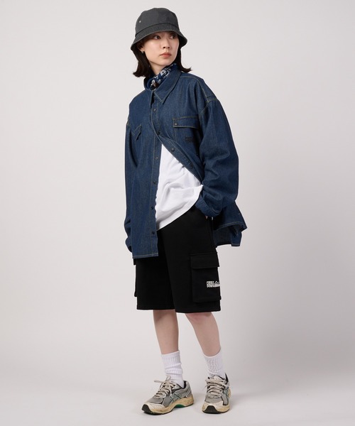 FIRST DOWN（ファーストダウン）の「スウェット カーゴショーツ（その他パンツ・メンズ・ブラック/杢グレー・L/XL/M）」の11枚目の写真