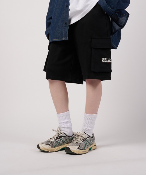 FIRST DOWN（ファーストダウン）の「スウェット カーゴショーツ（その他パンツ・メンズ・ブラック/杢グレー・L/XL/M）」の10枚目の写真