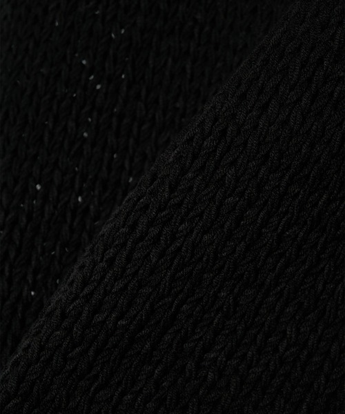 OUAT(オーユーエーティー)の「【OUAT】META KNIT VEST(ベスト・メンズ・ブラック・3/2)」の4枚目の写真